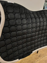 Load image into Gallery viewer, Velvet Saddle pad black and taupe
